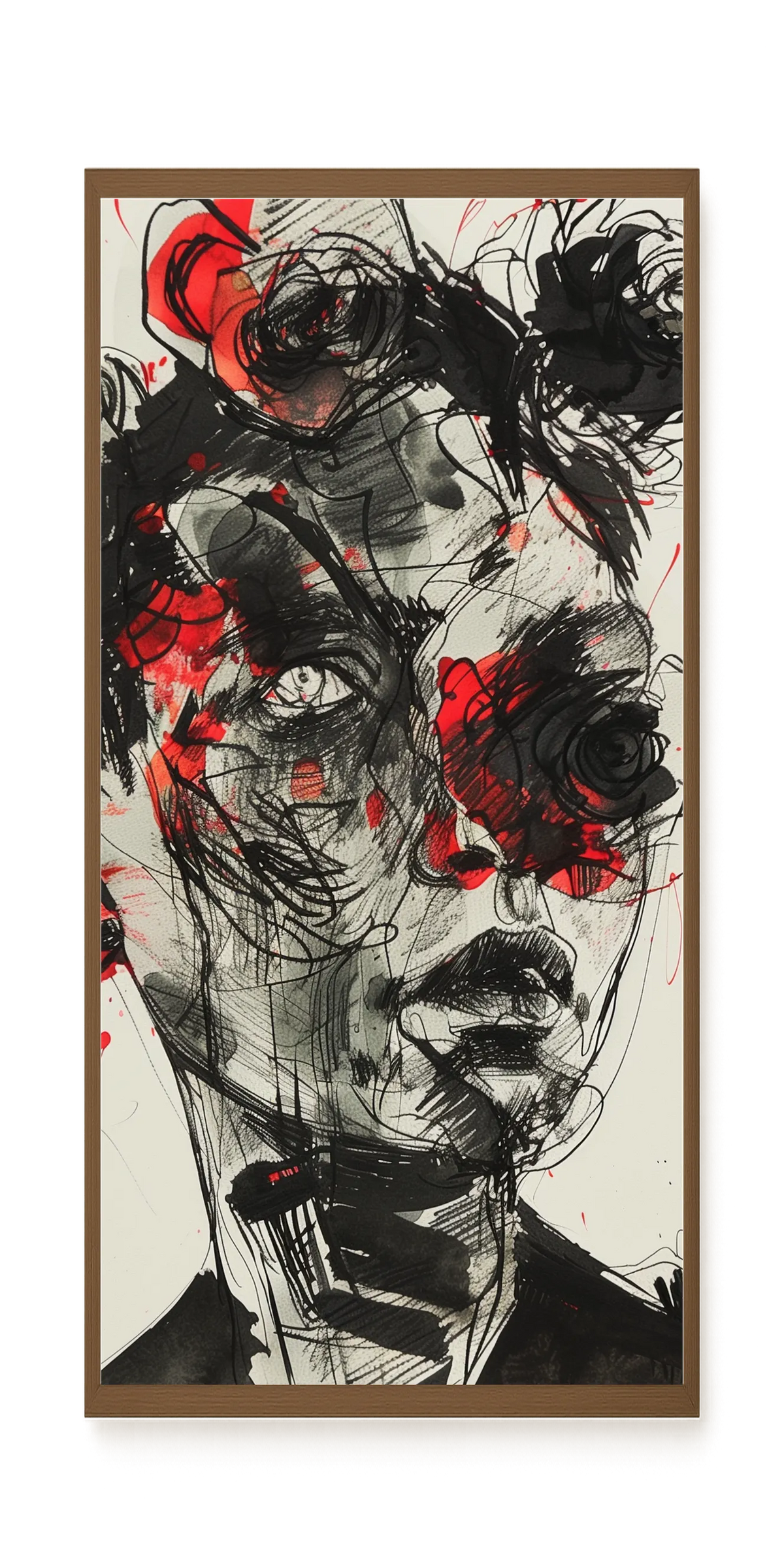 Fractured Identity Canvas Wall Art