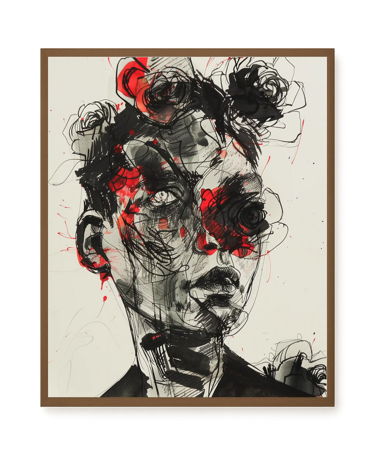 Fractured Identity Canvas Wall Art