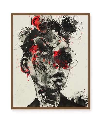 Fractured Identity Canvas Wall Art