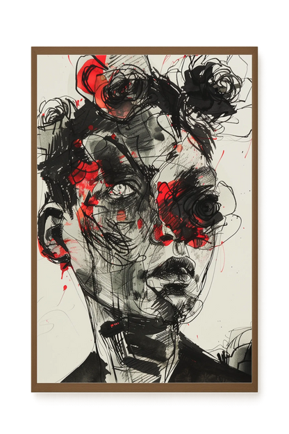 Fractured Identity Canvas Wall Art