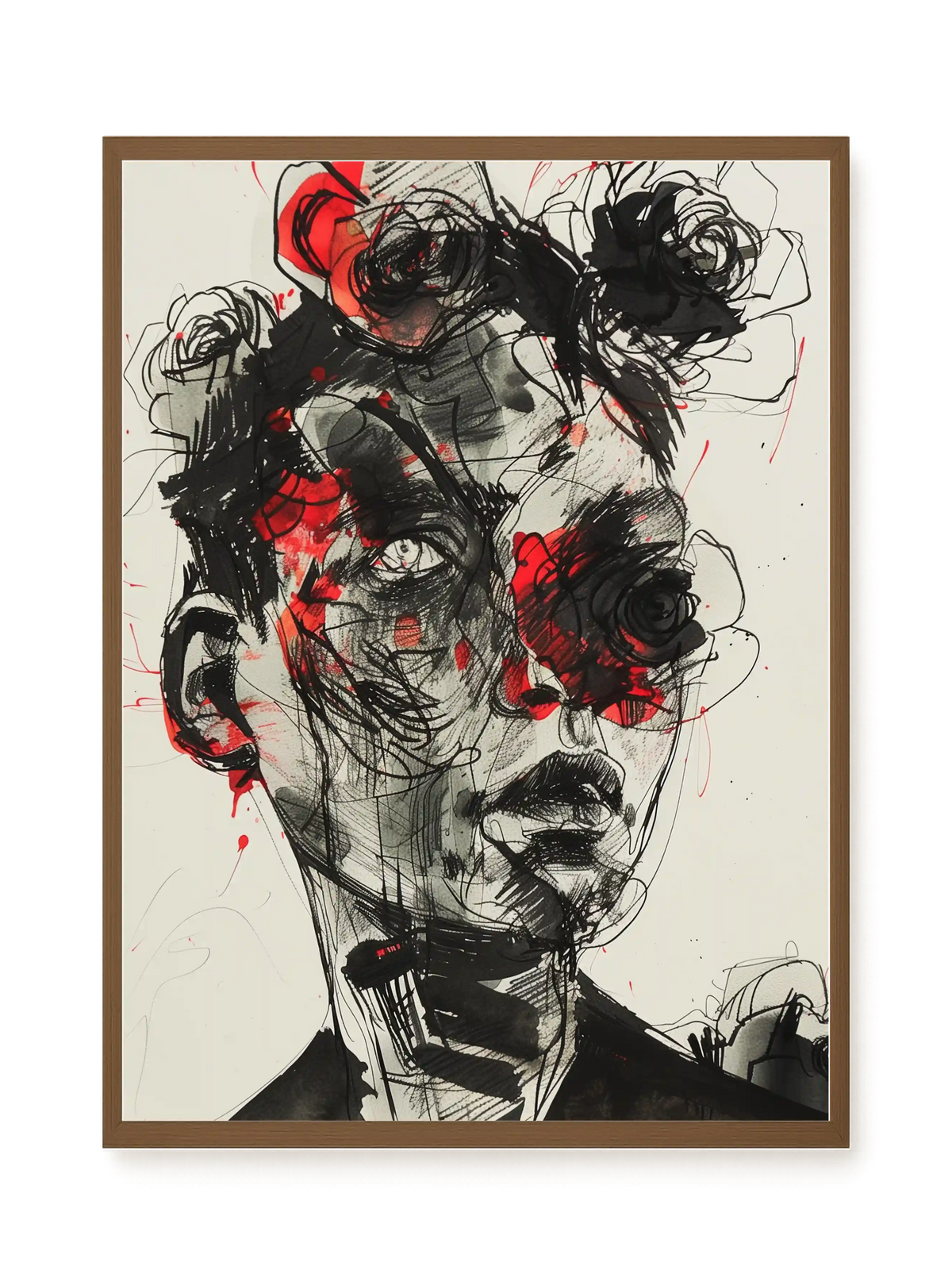 Fractured Identity Canvas Wall Art