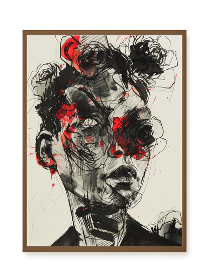 Fractured Identity Canvas Wall Art
