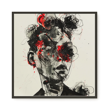 Fractured Identity Canvas Wall Art