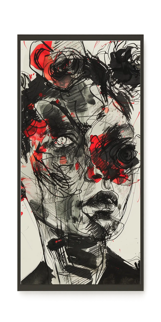 Fractured Identity Canvas Wall Art