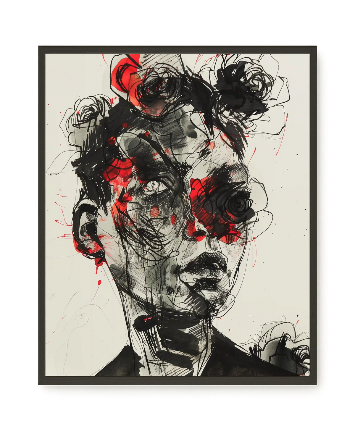 Fractured Identity Canvas Wall Art