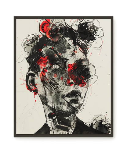 Fractured Identity Canvas Wall Art