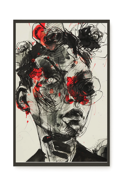 Fractured Identity Canvas Wall Art
