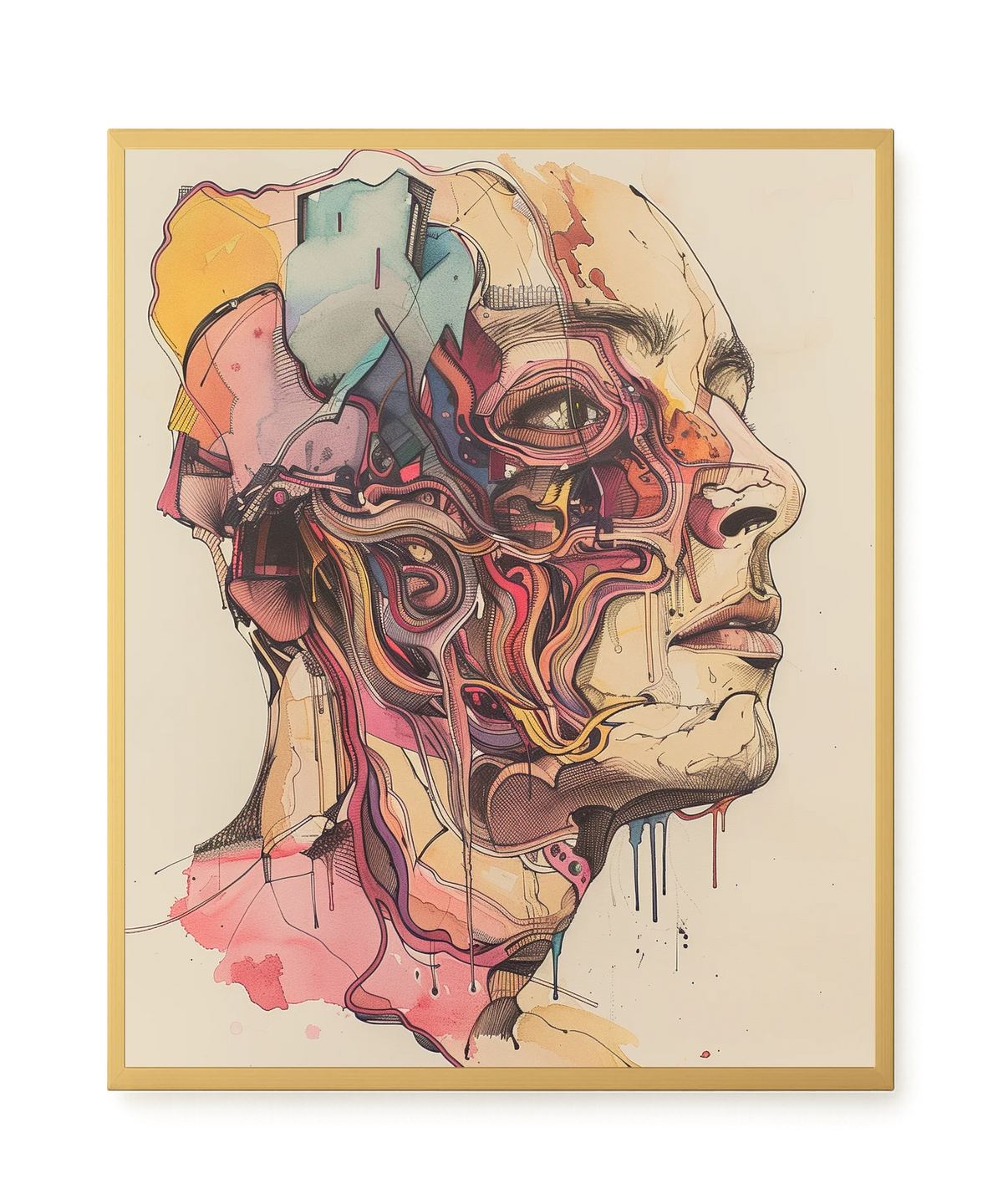 Human Memory Canvas Print