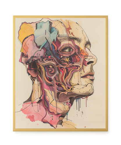 Human Memory Canvas Print