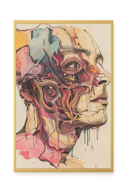 Human Memory Canvas Print