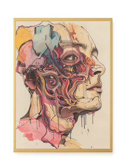Human Memory Canvas Print