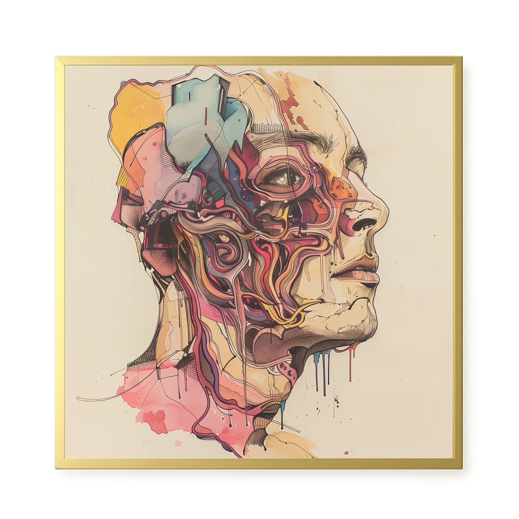 Human Memory Canvas Print