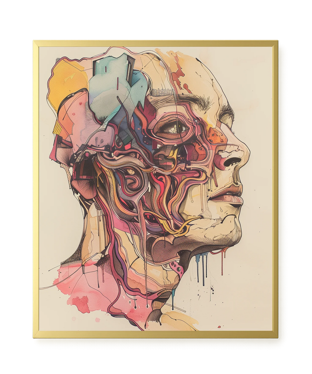 Human Memory Canvas Print