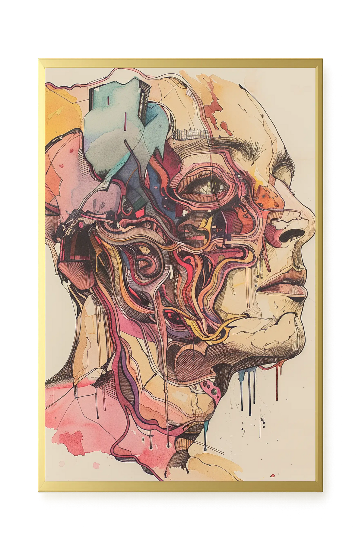 Human Memory Canvas Print