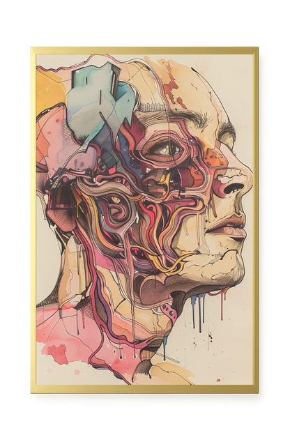 Human Memory Canvas Print