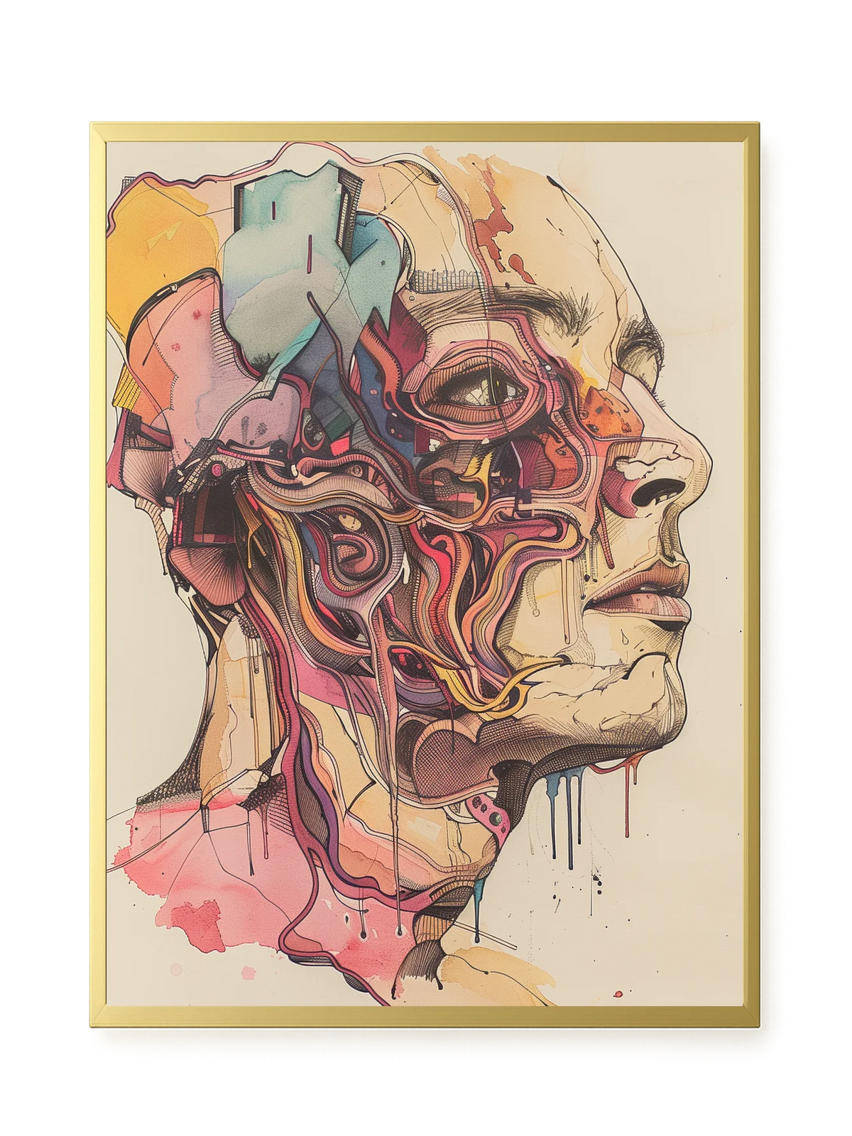 Human Memory Canvas Print