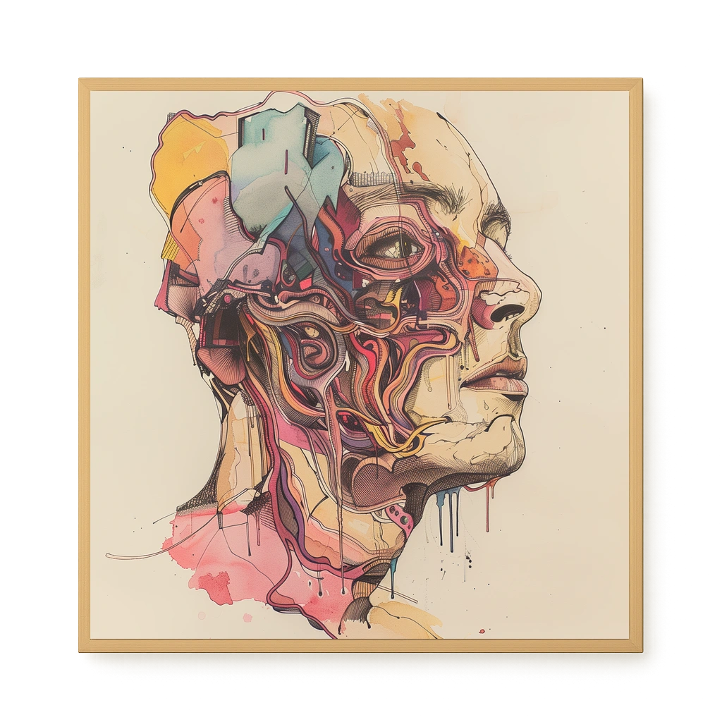 Human Memory Canvas Print