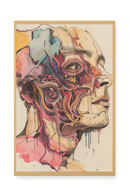 Human Memory Canvas Print