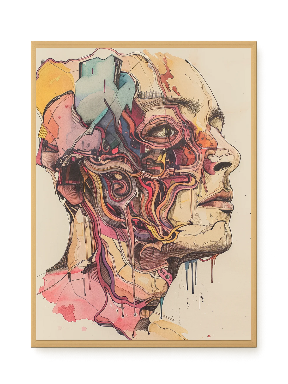 Human Memory Canvas Print