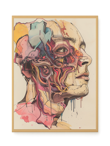 Human Memory Canvas Print
