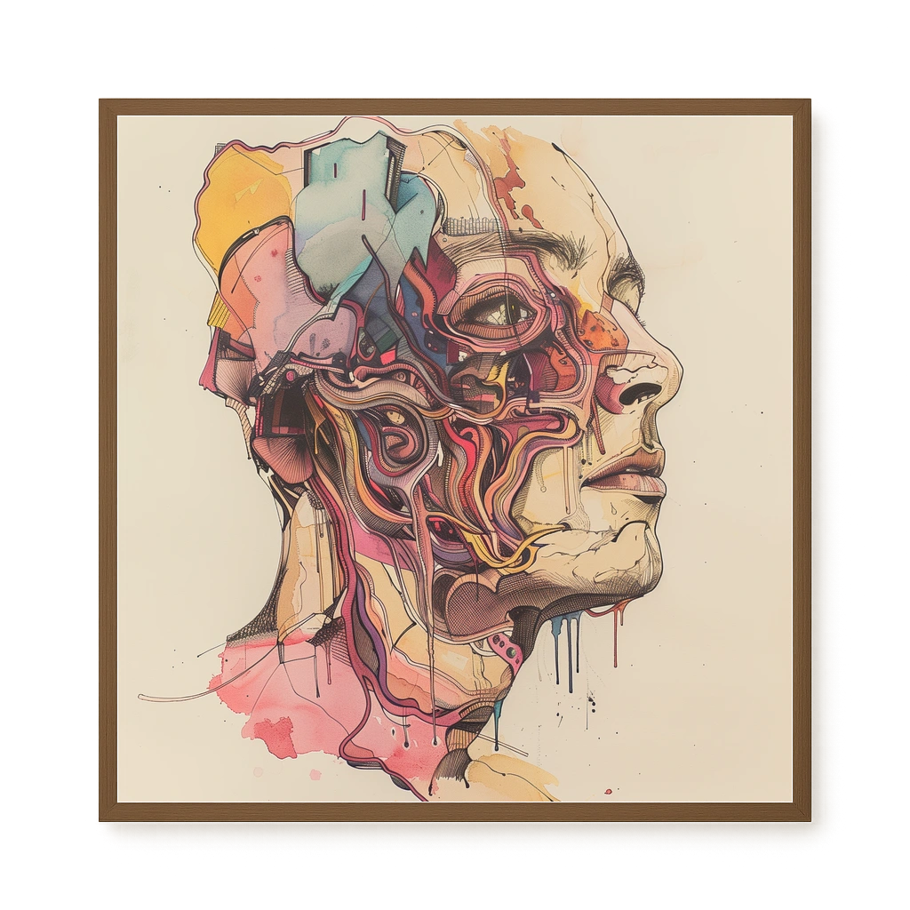Human Memory Canvas Print
