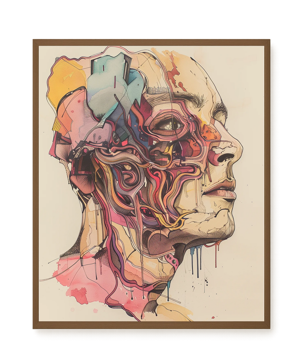Human Memory Canvas Print