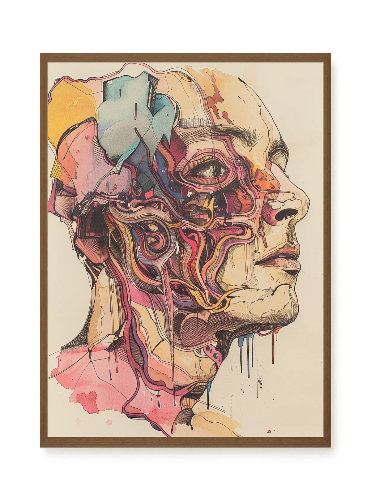Human Memory Canvas Print