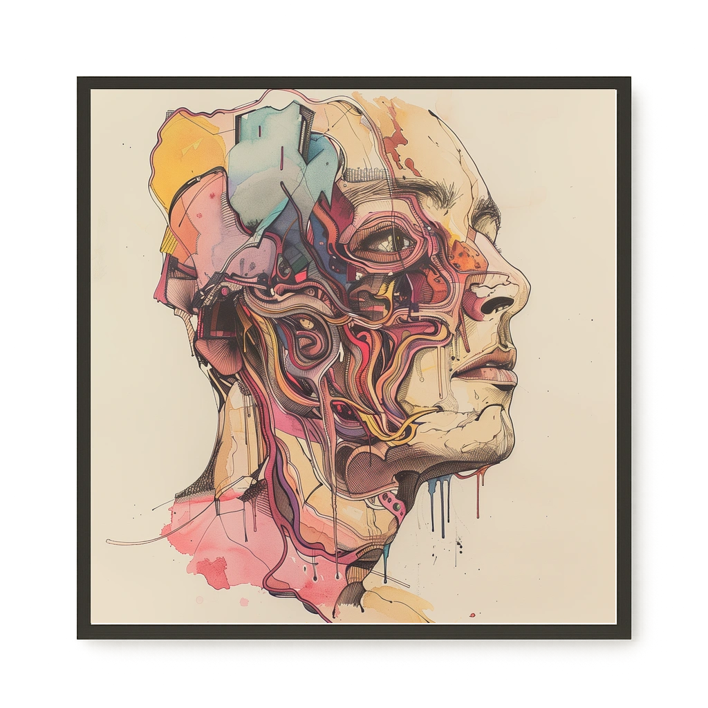 Human Memory Canvas Print