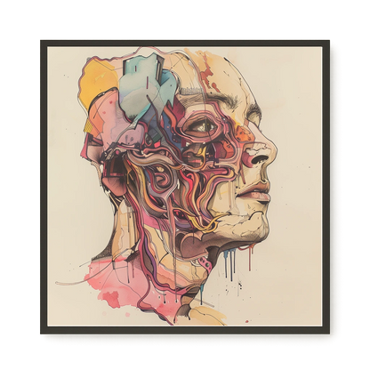 Human Memory Canvas Print