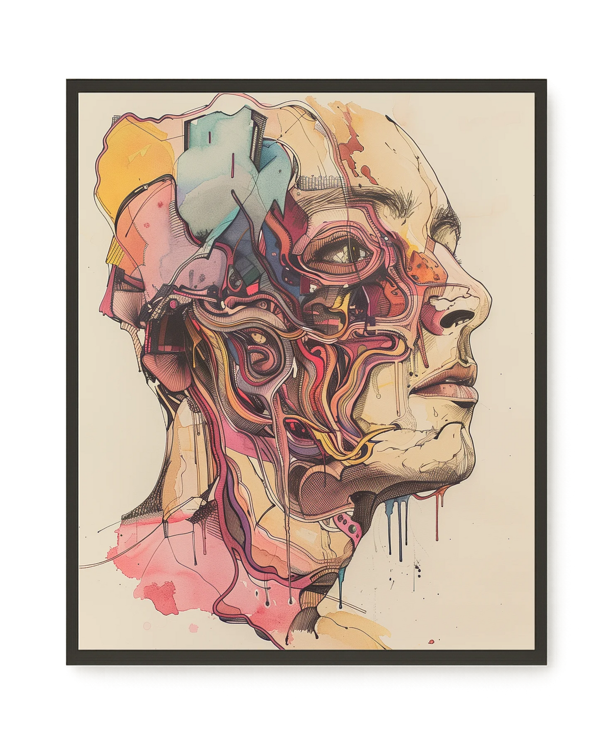 Human Memory Canvas Print