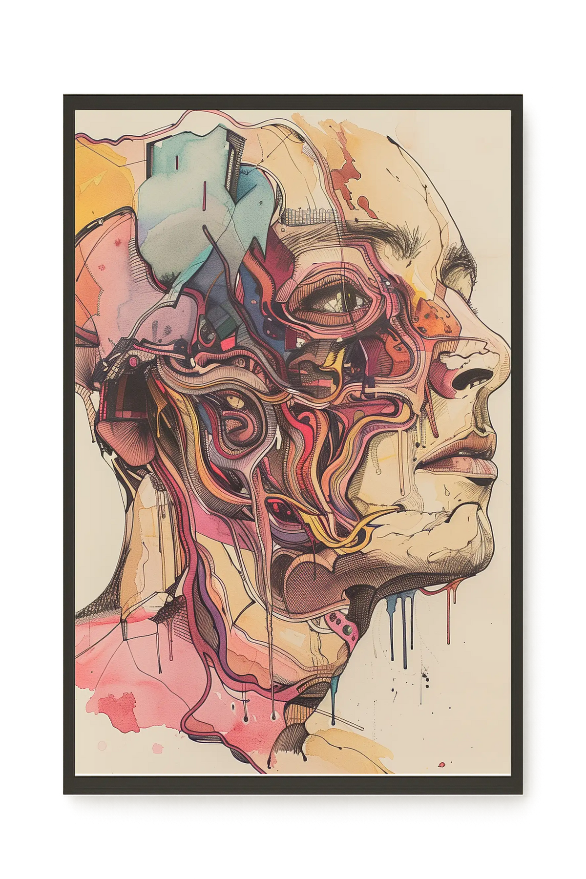Human Memory Canvas Print