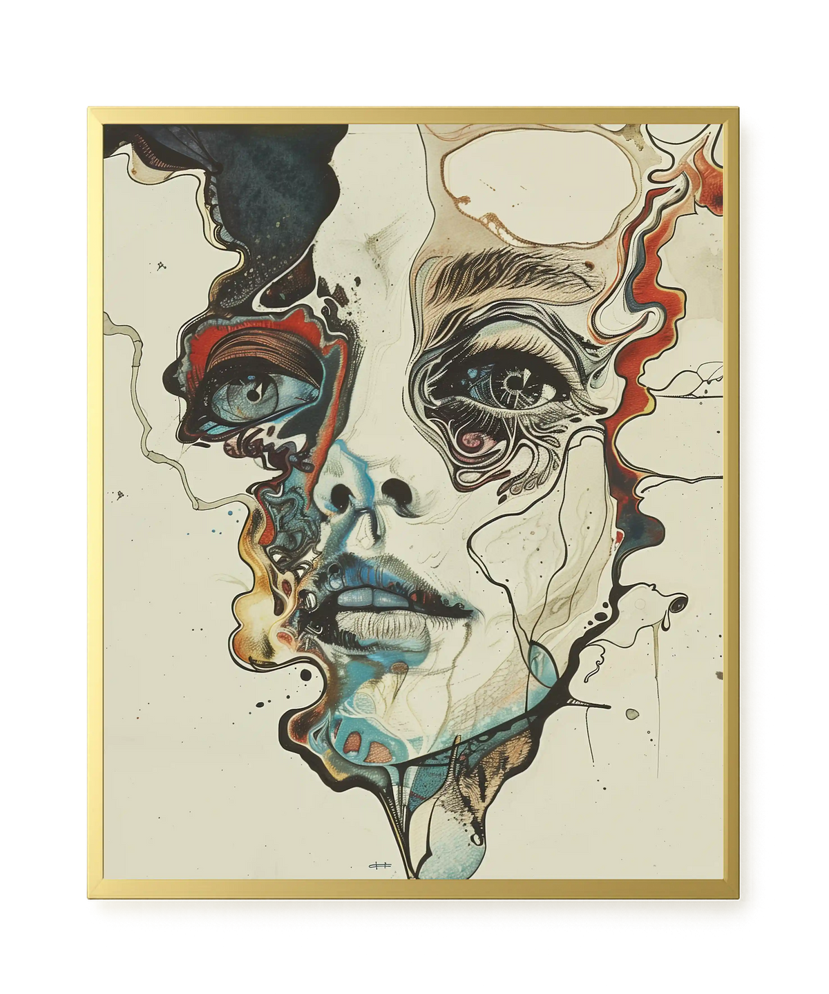 Organic Features Canvas Wall Art
