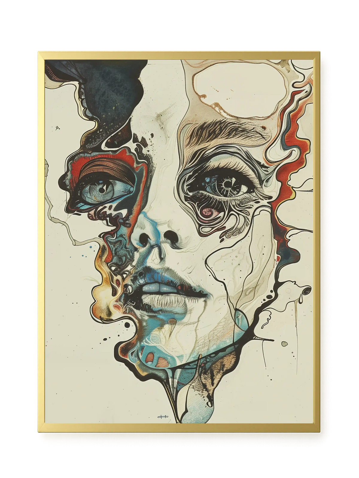 Organic Features Canvas Wall Art