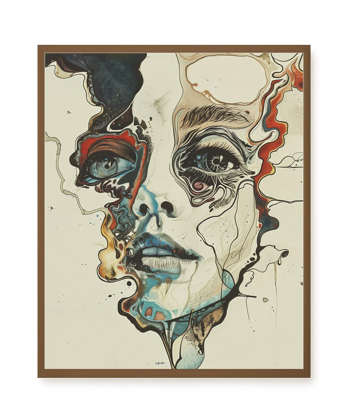 Organic Features Canvas Wall Art