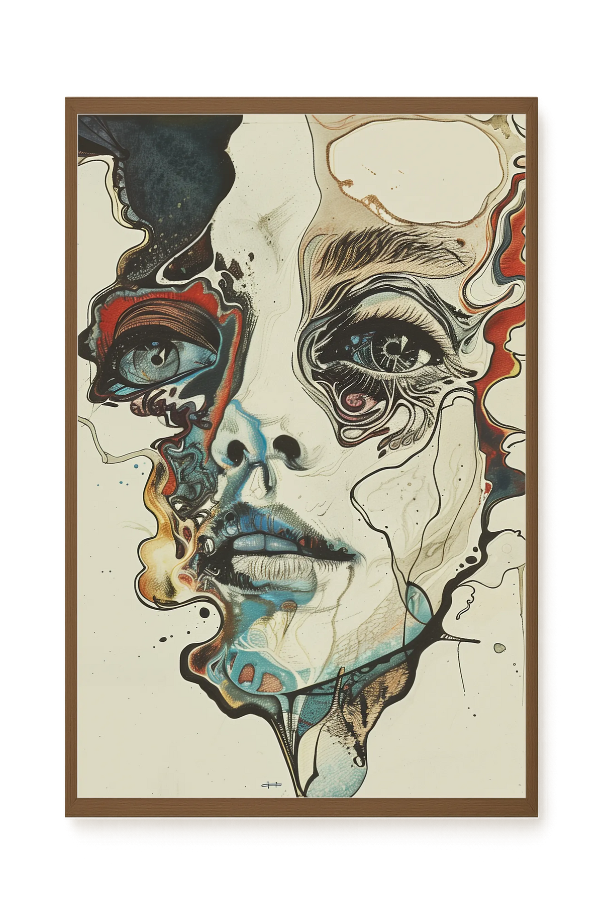 Organic Features Canvas Wall Art
