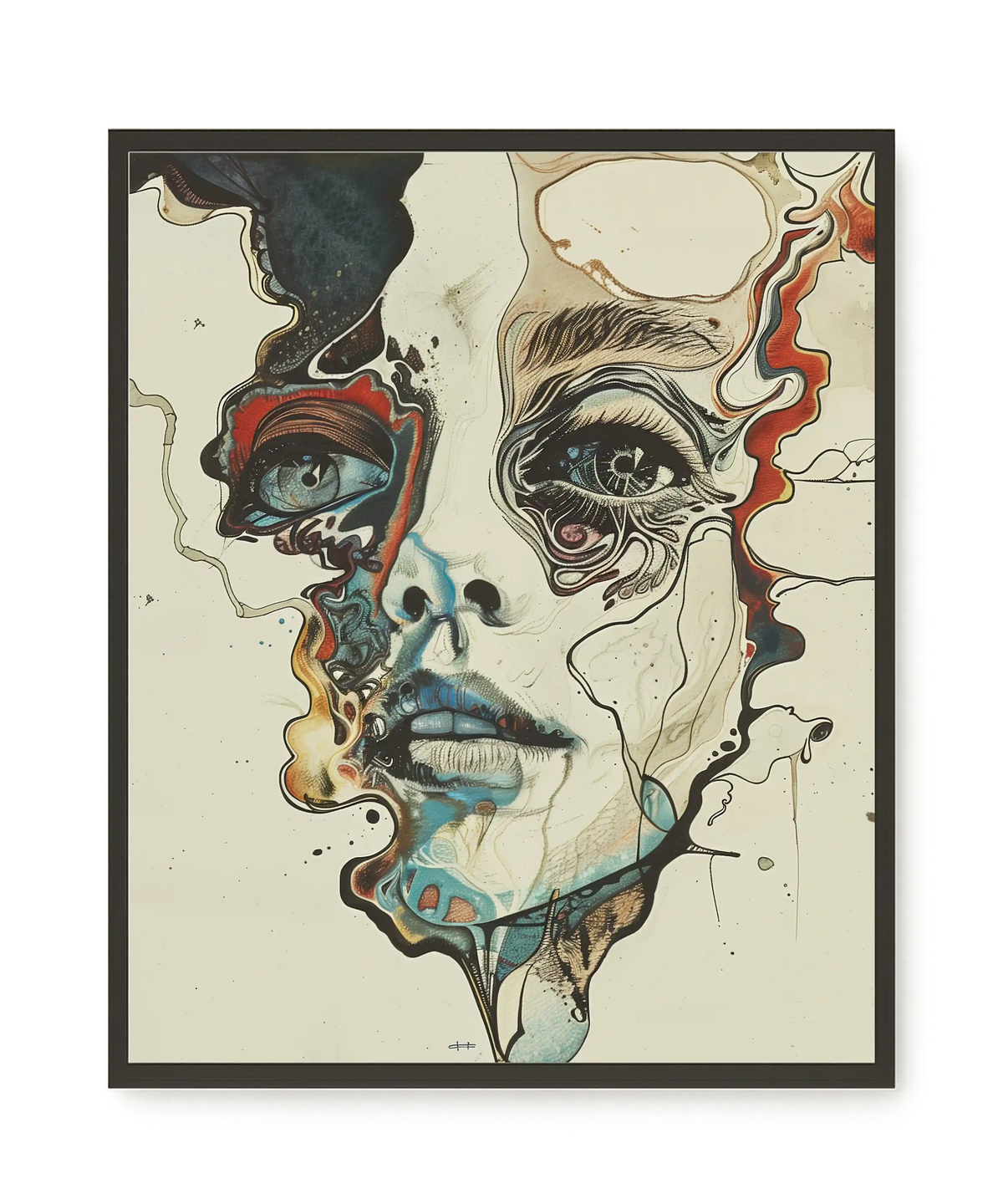 Organic Features Canvas Wall Art