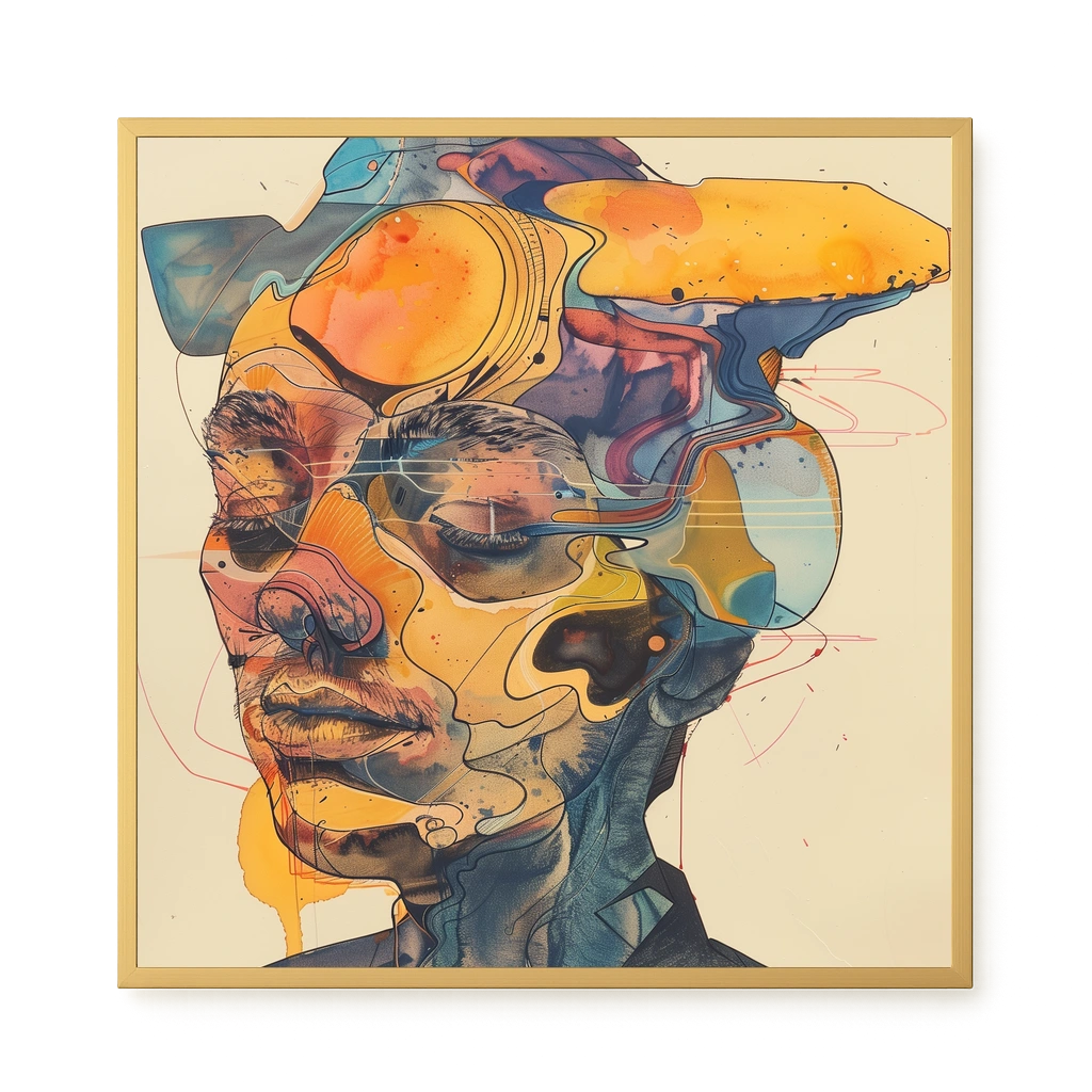 Layered Consciousness Canvas Print