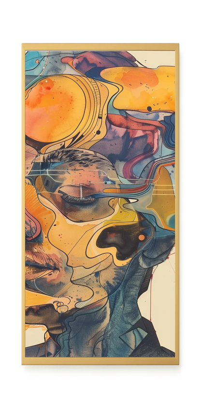 Layered Consciousness Canvas Print