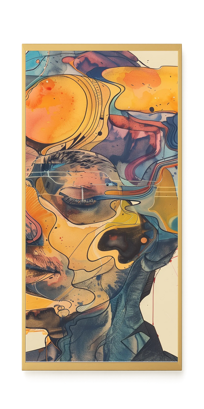 Layered Consciousness Canvas Print