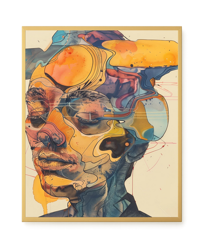 Layered Consciousness Canvas Print