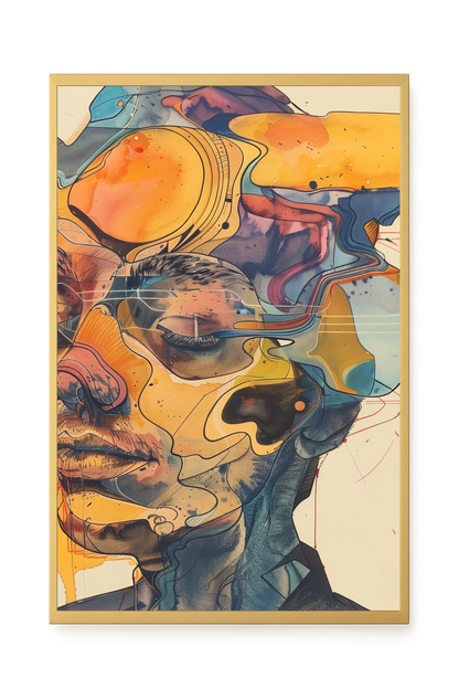 Layered Consciousness Canvas Print