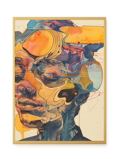 Layered Consciousness Canvas Print