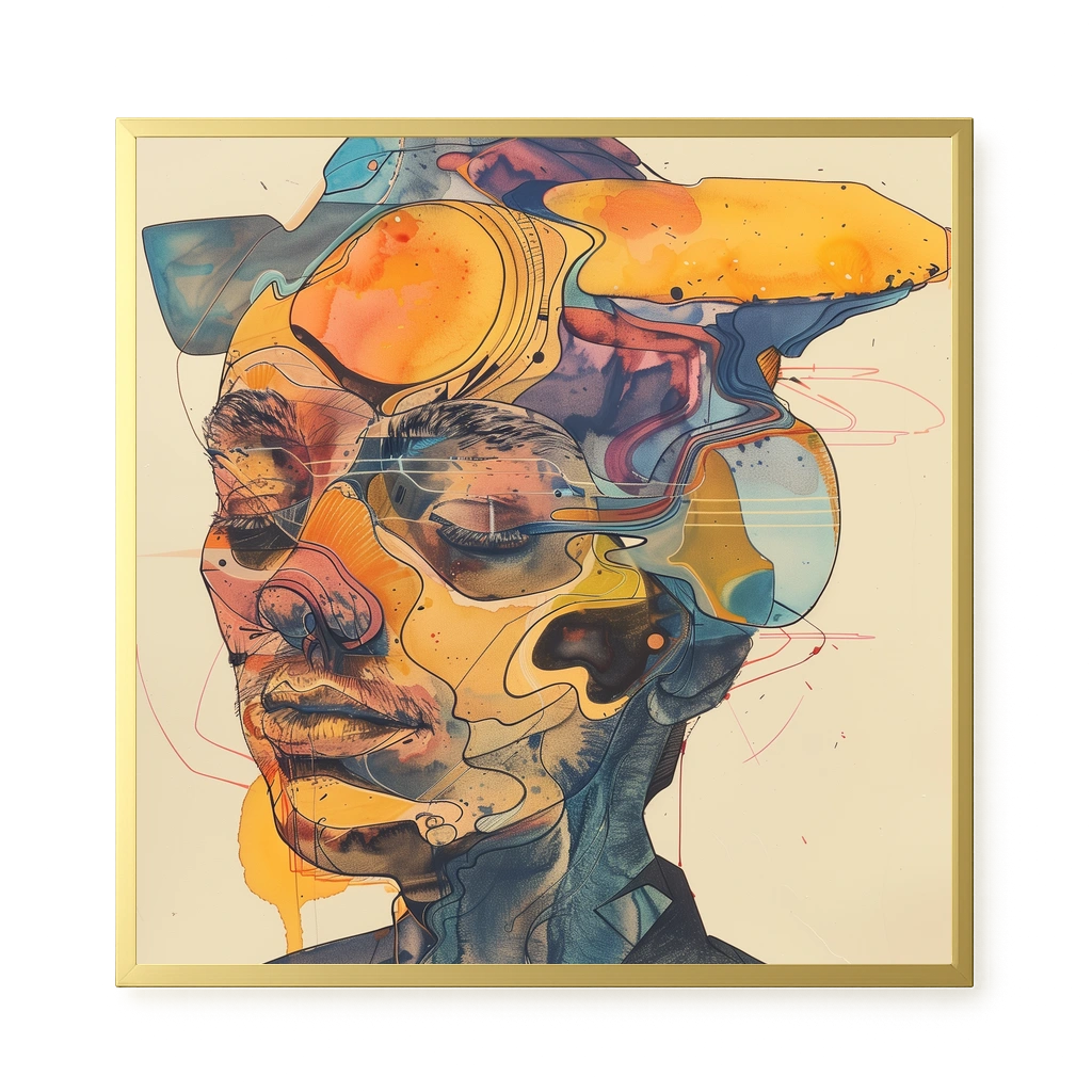 Layered Consciousness Canvas Print