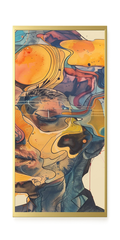 Layered Consciousness Canvas Print