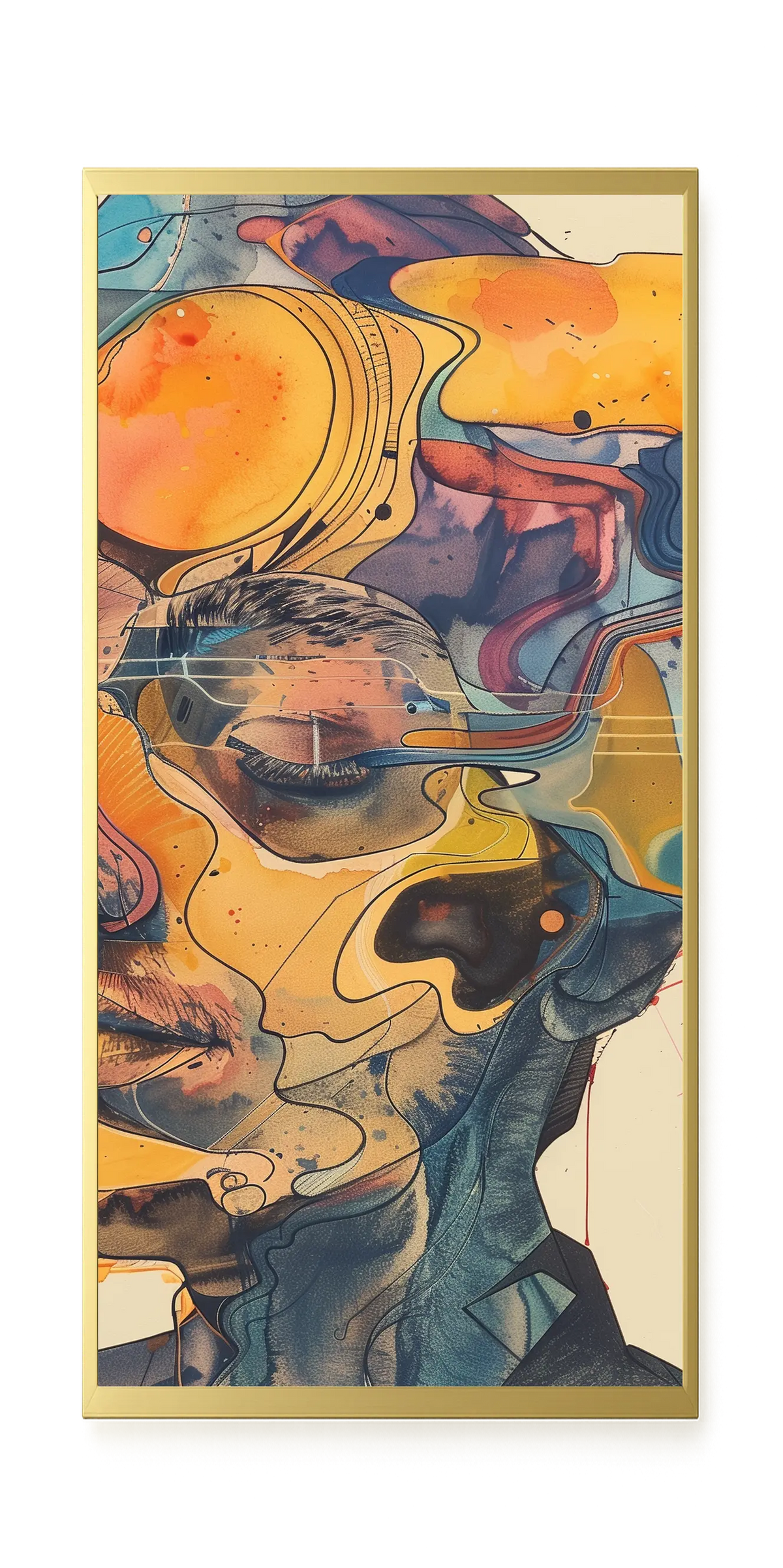 Layered Consciousness Canvas Print
