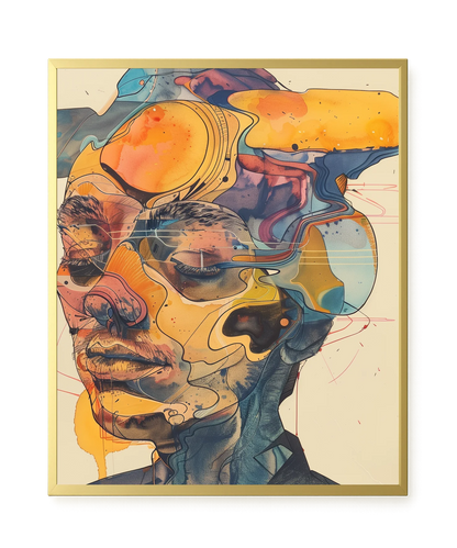 Layered Consciousness Canvas Print