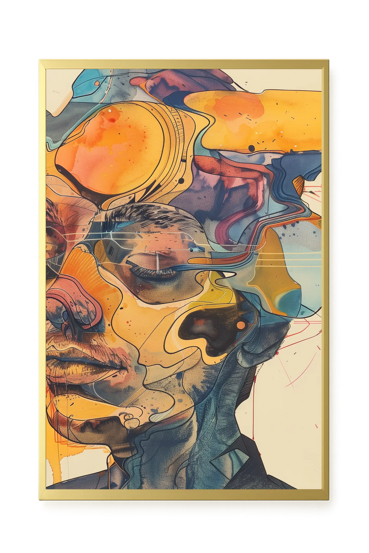 Layered Consciousness Canvas Print