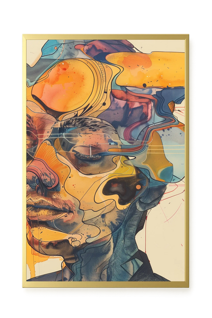 Layered Consciousness Canvas Print