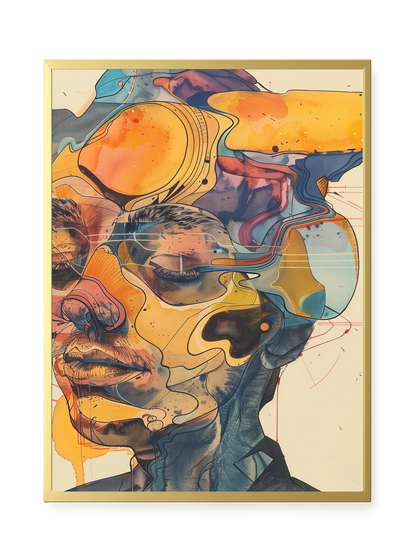 Layered Consciousness Canvas Print