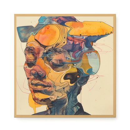 Layered Consciousness Canvas Print